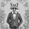 A Fox In a Dress Suit
